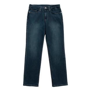 第五街春秋款中腰修身弹力男装针织小直筒牛仔裤110232-213M0