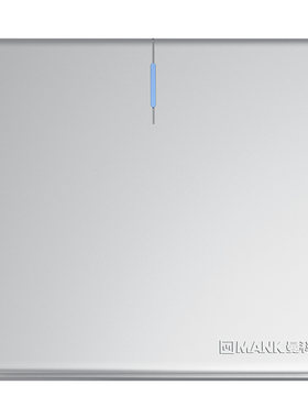 无边框开关插座曼科86型银色