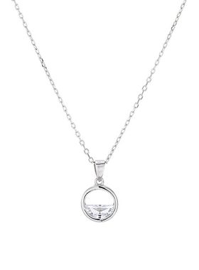 日韩小清新s925纯银一文艺项链