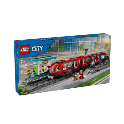 【自营】LEGO乐高60423城市系列都市有轨电车男女孩拼搭积木儿童