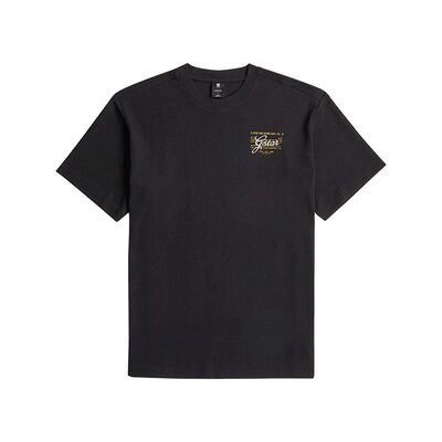 G-STAR男款弹力短袖T恤黑色