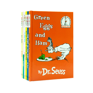 苏斯博士6册精装英文原版绘本Dr Seuss ABC/The Cat In The Hat/Fox in Socks/Ten Apples Up on Top/The Foot Book廖彩杏有声书单