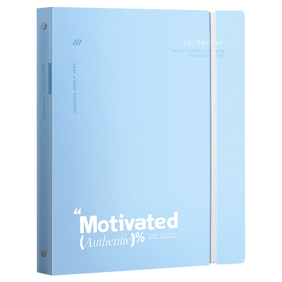 得力a4活页文件夹透明插页资料夹可拆卸小学生专用活页夹硬壳收纳袋试卷收纳档案夹初中生专用插页收纳册高颜