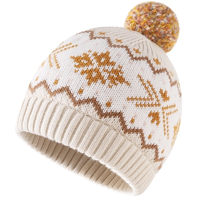 【商场同款】英氏儿童帽子羊毛保暖秋冬男童帽子女童毛织帽新款