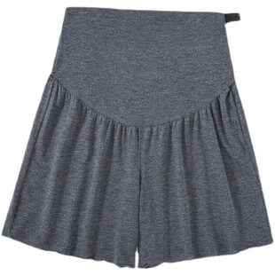 加肥超大码300斤孕妇短裤夏季薄款莫代尔胖MM外穿宽松阔腿打底裤