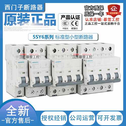 议价西门子5SY6小型断路器5SY6206-7CC总闸3P空开2P1P空气开关5SJ