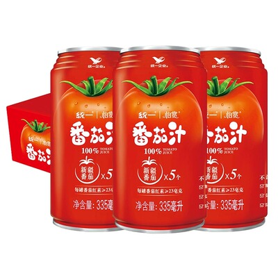 统一番茄汁0脂富含维生素