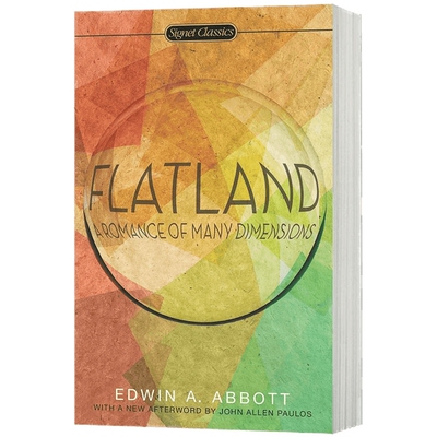 正版 平面国一个多维的传奇故事 英文原版科幻小说 Flatland A Romance of Many Dimensions 埃德温艾勃特  英文版进口英语书籍