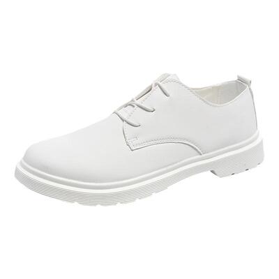 大码商务正装白色小码西装皮鞋男