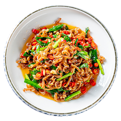软骨脆丝特色小炒湘菜食材