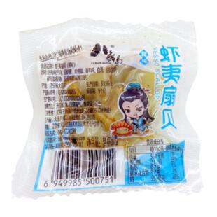 八鲜岛虾夷贝扇贝鲜味香辣金针菇扇全贝即食海鲜零食250g大连特产