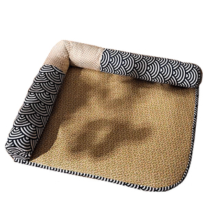 猫窝四季通用凉席垫狗狗凉席窝睡垫夏天宠物专用可拆洗藤窝席凉窝