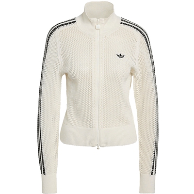 adidas阿迪达斯三叶草女子运动休闲针织开衫外套KC6496