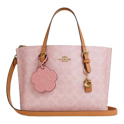 【新品】COACH/蔻驰女士mollie25 老花款单肩手提包托特包CER24