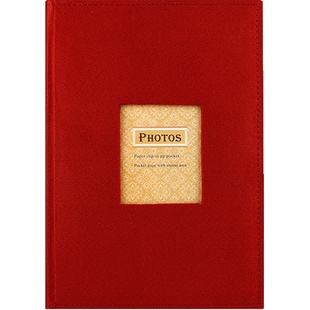 广美绒布DIY手工相册4D4R6寸宝宝儿童成长记录相簿插页式影集特价