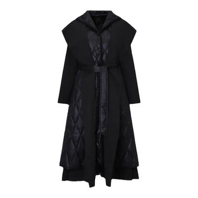 【品牌女装】莱芙艾迪儿长款羽绒服90%白鸭绒假两件加厚收腰外套