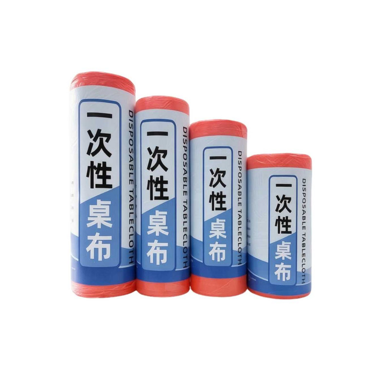 塑料餐桌布加厚长方形圆形家用圆桌台布桌子塑料布薄膜一次性桌布