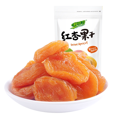 鲜引力红杏干108g蜜饯果脯休闲