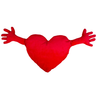 IKEA宜家 法姆尼靠垫心形抱枕凡卡利 爱心生日礼物拥抱心婚礼道具