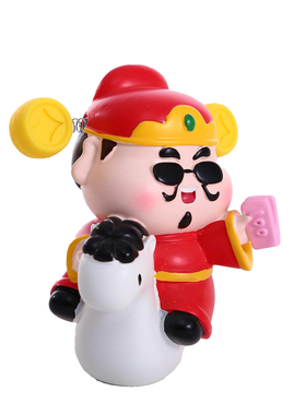 新年财神盲盒摆件装饰马上有财神