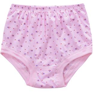 妈妈内裤纯棉中老年高腰大码三角内裤女奶奶老人短裤宽松全棉裤头