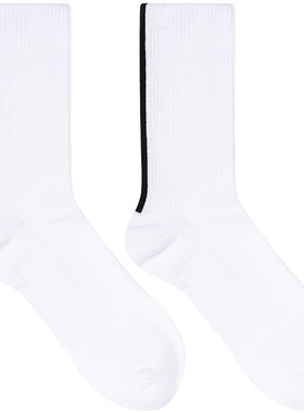 sockkon高筒竖条纹运动棉袜