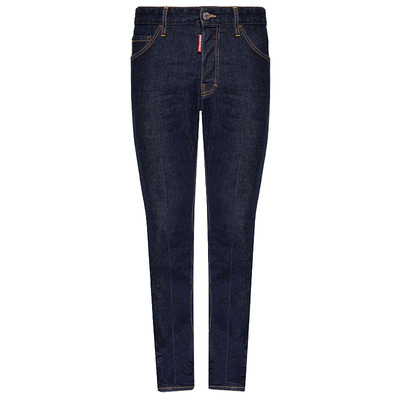 Dsquared2纽扣长裤牛仔裤