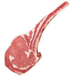 西捷进口原切谷饲带骨眼肉战斧牛排厚切肉眼900g牛扒片官方旗舰店