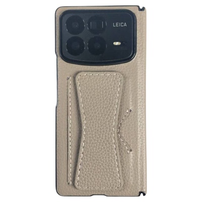 小米mixfold4手机壳真皮磁吸铰链