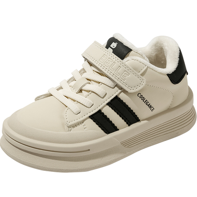 百丽男女童冬季时尚板鞋