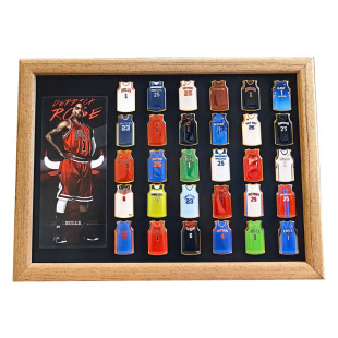 精装罗斯退役徽章相框球迷男生心动生日礼物手环钥匙扣纪念品周边