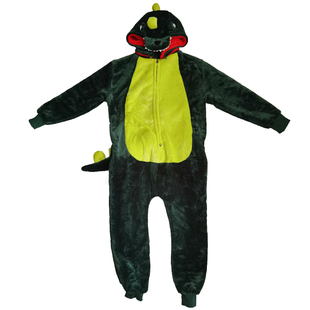 恐龙睡衣双层加厚款儿童冬季加绒动物连体宝宝男孩女童连体衣男童