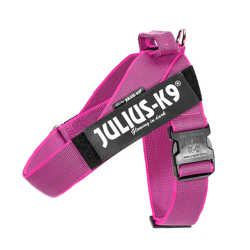 柴犬嘻嘻 欧洲进口JULIUS-K9轻量化胸背硫化牵引绳伸缩背带狗绳子