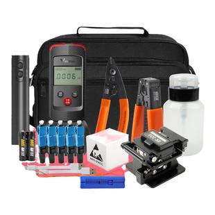 维英通 光纤冷接工具套装FTTH皮线光缆熔接工具包光功率计红光笔光纤入户米勒钳切割刀剥线钳开剥器组合装