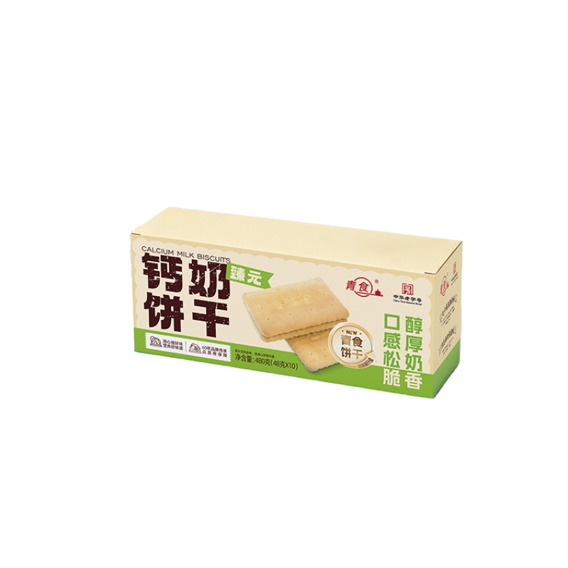 青食新品臻元钙奶饼干铁锌480g
