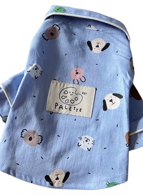 乖主人夏宠物服装猫咪狗睡衣衬衫