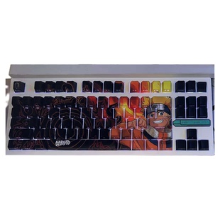 火影鸣人卡西西宇智波鼬春野樱侧刻透光键帽PBT二次动漫元键盘帽