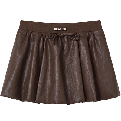 【赵露思同款】TeenieWeenie小熊女半身裙26春新款甜美高腰花苞裙