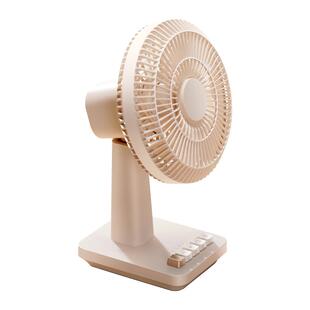 摩米士MOMAX静音桌面风扇复古台式电风扇可摇头超长续航家用小型便携式充电迷你大风力可调节USB可充电风扇