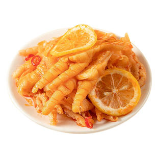 无骨鸡爪带笋丝柠檬酸辣无骨凤爪网红零食休闲食品小吃
