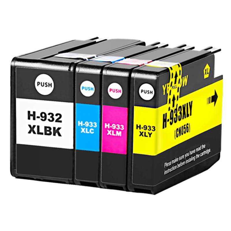 适用惠普HP932 933XL墨盒7110 7510 7610 7512 7612 6100打印机墨水盒HP OfficeJet 6700 6600非原装图盛1716
