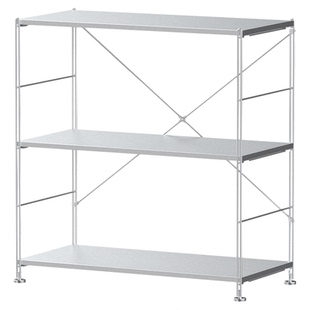 霜山不锈钢厨房落地置物架微波炉烤箱小家电收纳架厨具杂物储物架