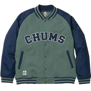 CHUMS/洽洽鸟 美式风棒球服新款卫衣夹克男运动外套女CH00-1397