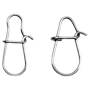 出口品质增强路亚别针八字环连接器挂钩前导线快挂不锈钢渔具配件