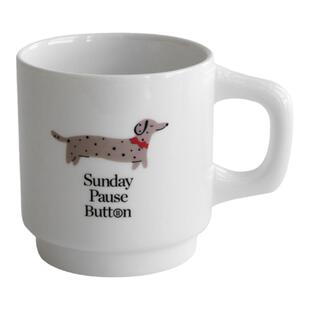 Moreover原创周日暂停键马克杯高颜值水杯陶瓷情侣咖啡杯ins杯子