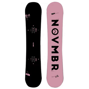 2122新品日本November 大连极速 男女款滑雪单板平花公园板D4单板