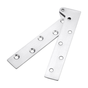 不锈钢上下暗藏合页铰链360度磨心鸡嘴铰七字顶头天地转轴门转轴