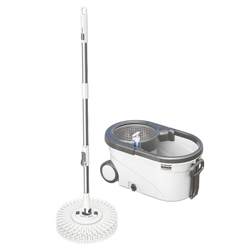 索邦免手洗一键换头旋转拖把