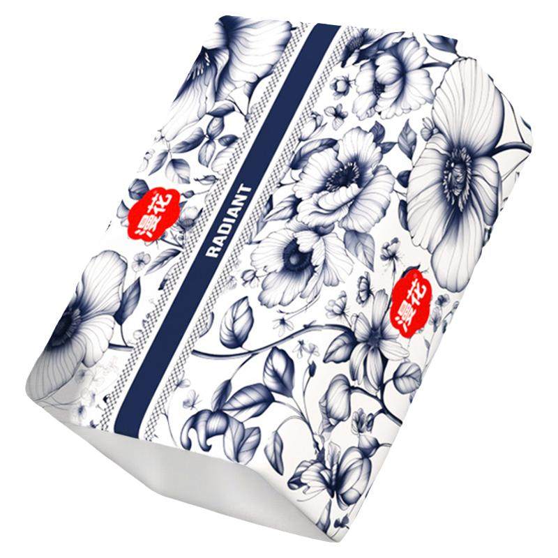 小蛮熊漫花纸巾抽纸整箱批家用实惠装餐巾纸卫生纸加大尺寸面巾纸