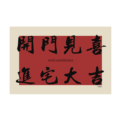 新款高端大气入户门专用地垫丝圈